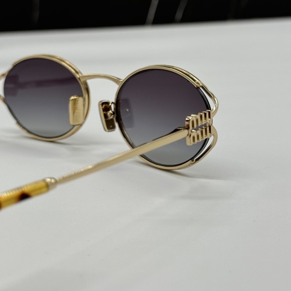 NEW SMU 52Y ZVN5D1 MIU MIU MU52YS ZVN5D1 GOLD MU 52Y ZVN5D1 WOMEN SUNGLASSES main image 7